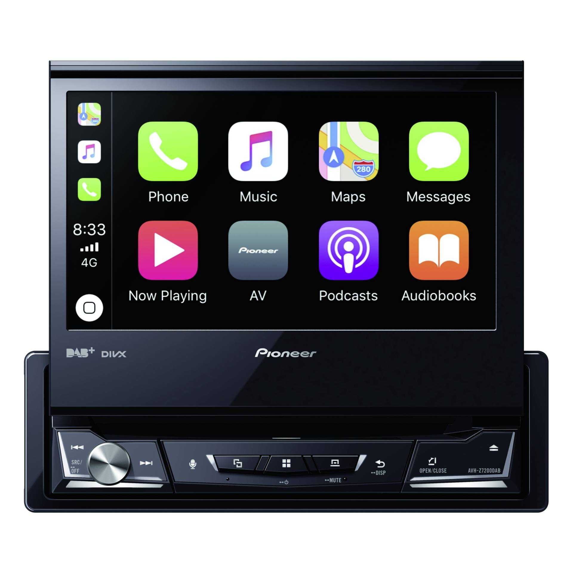 Pioneer AVH-Z7200DAB - DVD Receiver - Anzeige - 17.8 cm (7") - Touchscreen - in-dash-Einheit