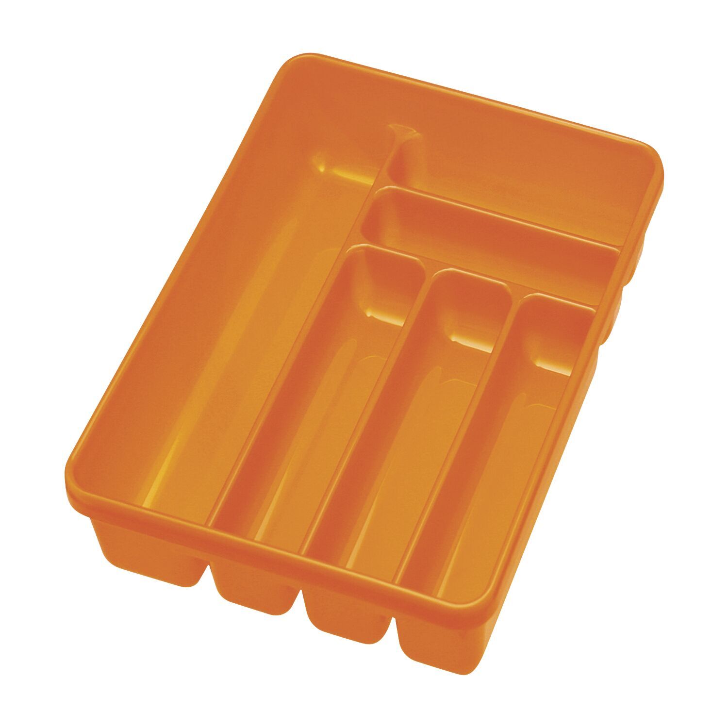 Bestecklade färbig sortiert, 6Fächer, Höhe: 60 mm, Länge: 405 mm, Breite: 305 mm