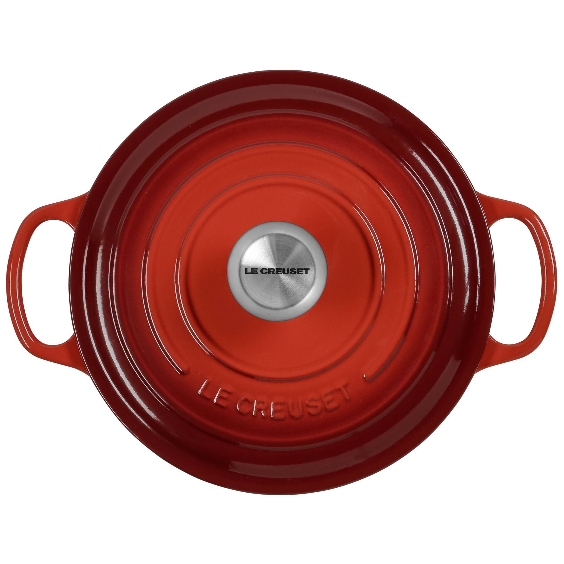 Le Creuset Signature Bräter rund 24 cm kirschrot