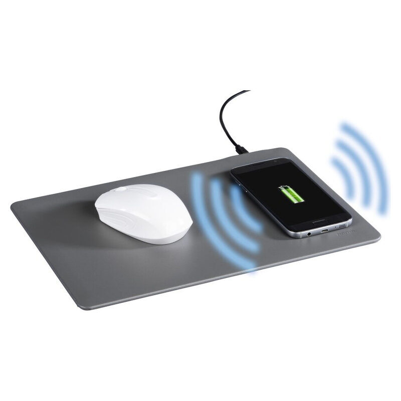 Hama Mauspad Wireless Charging sw (schwarz)