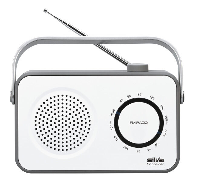 SILVA SCHNEIDER Radio Mono UKW/FM Batterie/Netz sw-grau M 295 TR