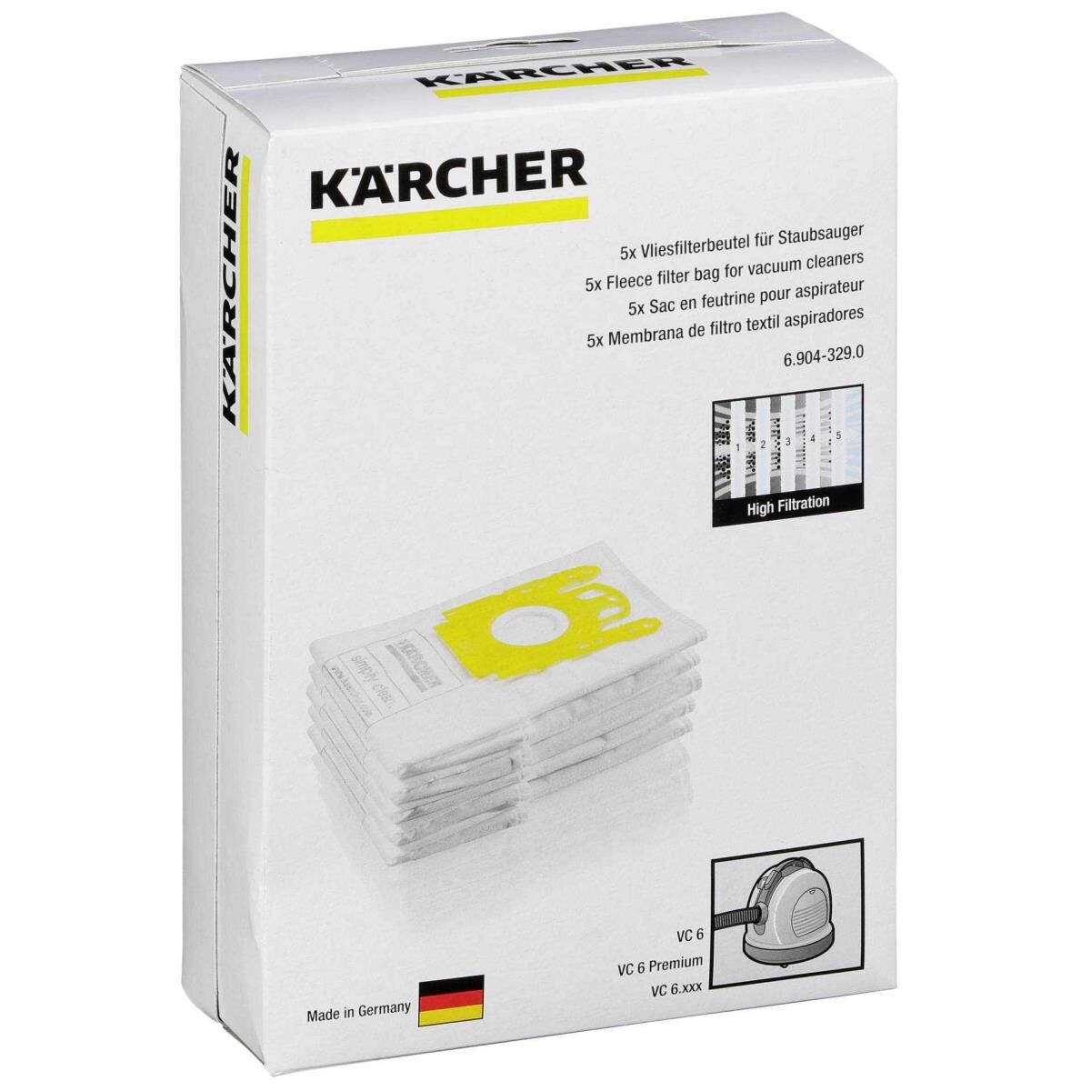 Kärcher Filterbeutel Vlies VC 5St.