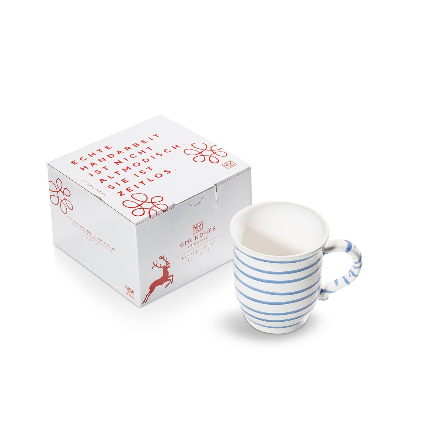 Gmundner Keramik Blaugeflammt, Schokotasse (0,3 L)