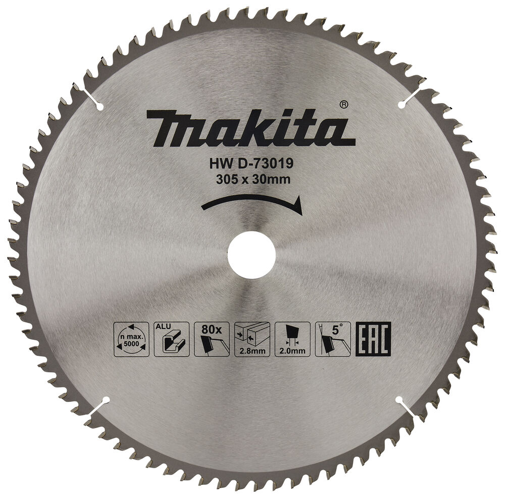 Makita HM-Kreissägeblatt TCT 305 x 30 mm • 80 Zähne • Alu