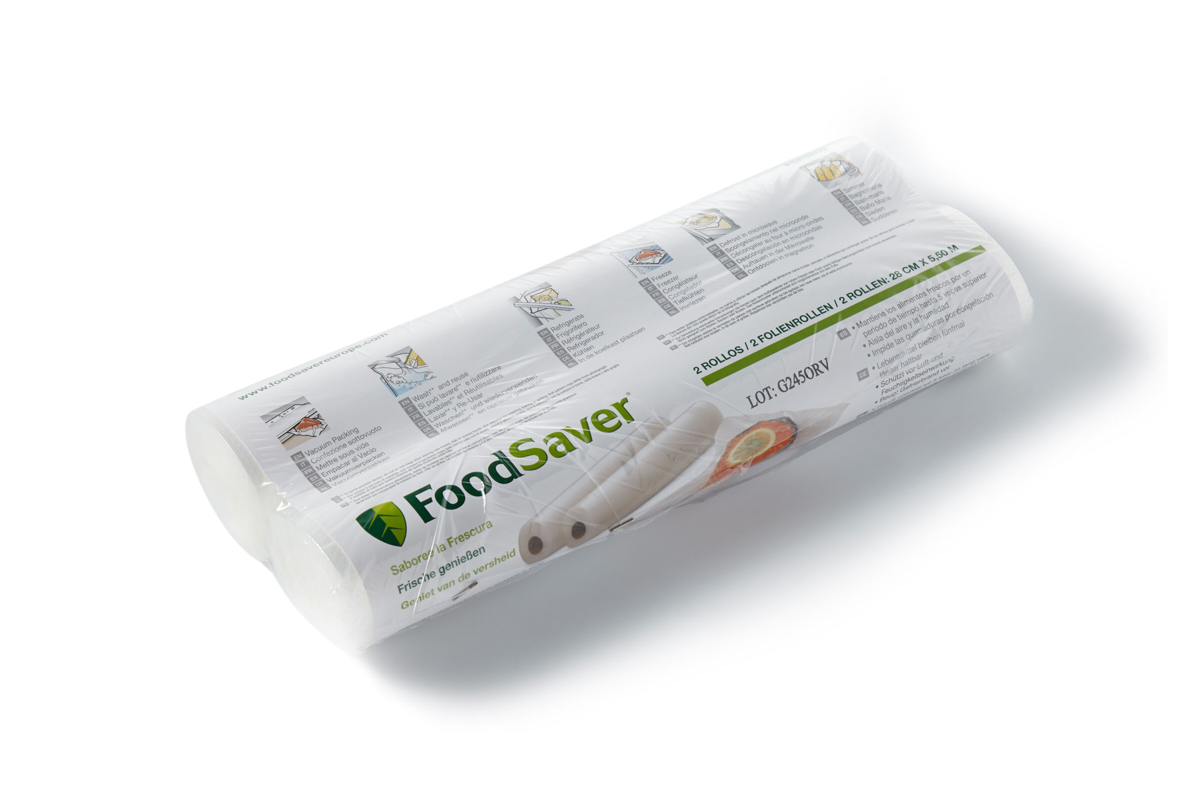 FoodSaver FSR2802, Vakuumrolle, 2 Stück(e), 5,5 m, 28 cm