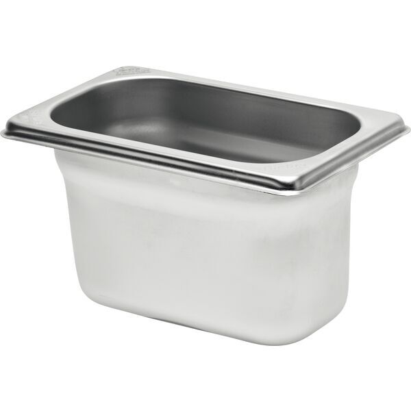 RIEBER GN-Behälter 1/9 18/10 Edelstahl, Tiefe: 100 mm, Inhalt: 0,70 Liter