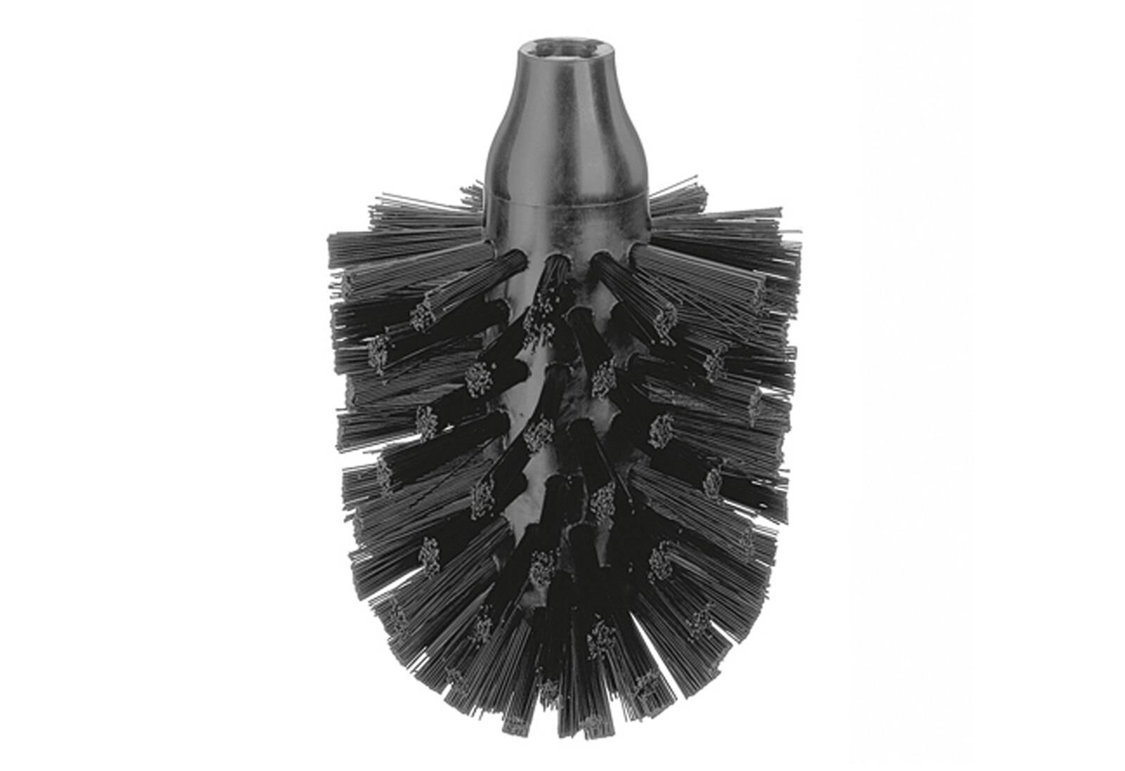 KELA WC-Ersatz-Bürstenkopf La Brosse Kunststoff 12,6cm Ø8cm schwarz