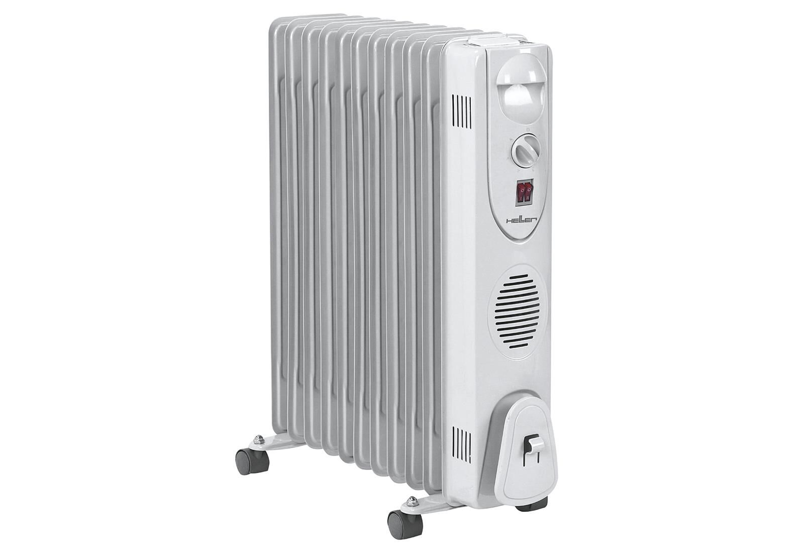 HELLER Radiator HRO 2511 11 Rippen 2.500 W hellgrau