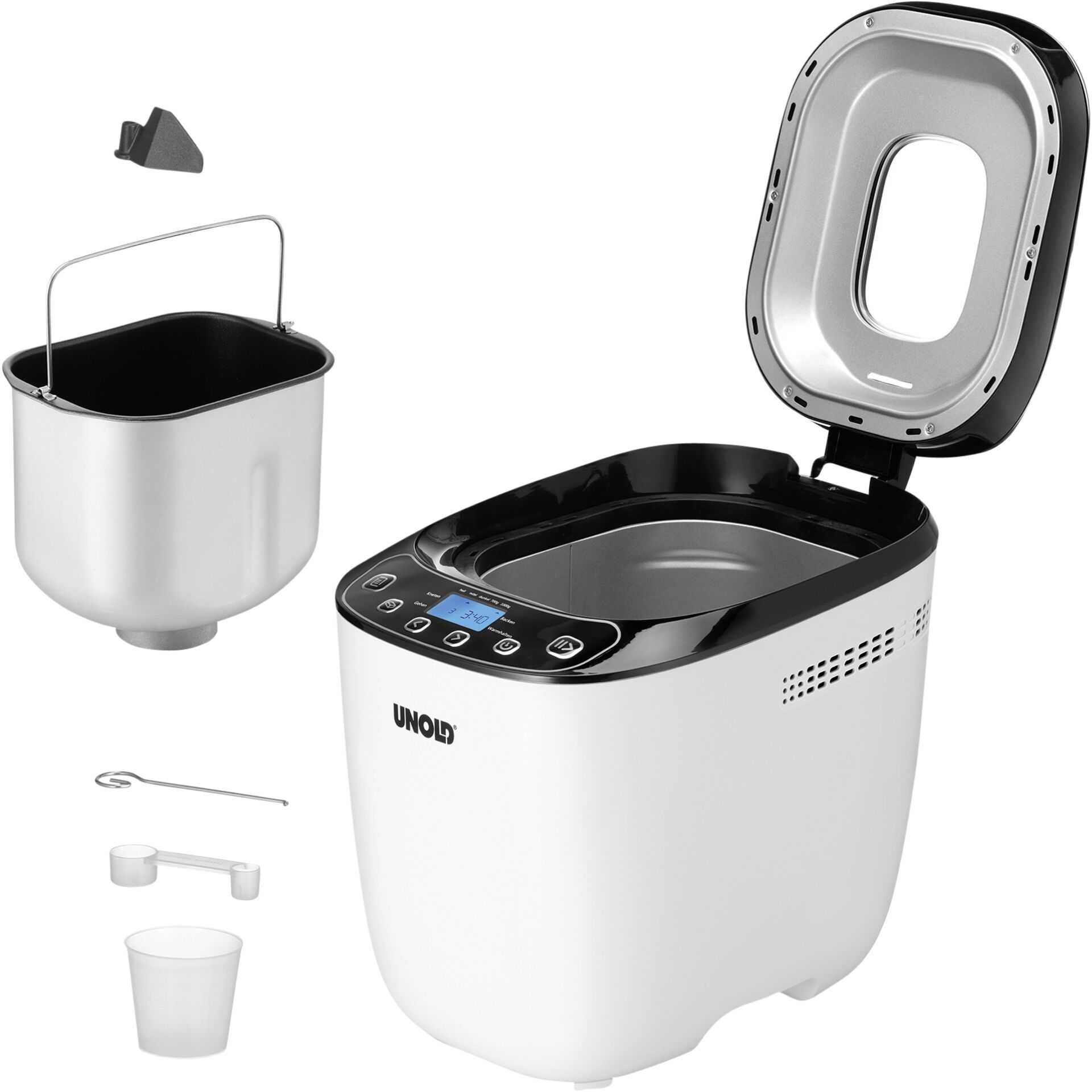 UNOLD BACKMEISTER DESIGN 68010 - Brotbackautomat - 550 W - Schwarz/Weiß