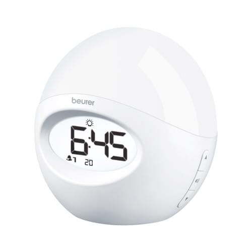 BEURER Wake-up Light Weckton Radio LCD 2Alarmzeiten weiß WL 32