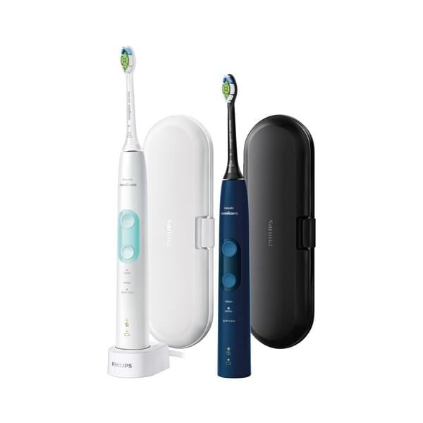 Philips HX6851/34 Sonicare ProtectiveClean 5100 elektrische Schallzahnbürste mit 2. Handteil