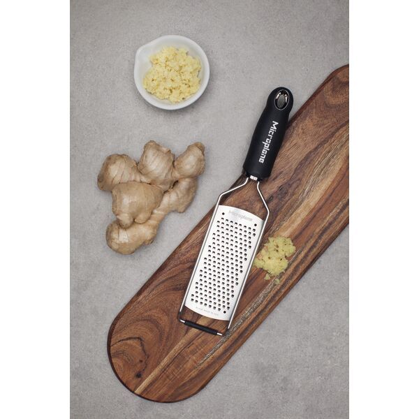 MICROPLANE Gourmet Reibe, grob, schwarz