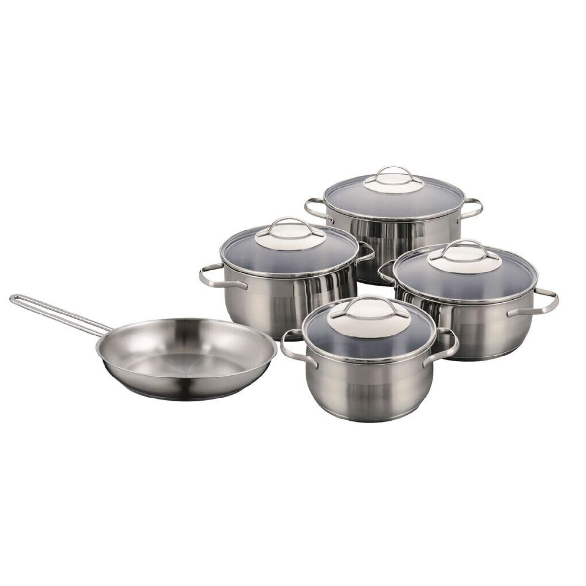 KELOmat Edelstahl Geschirr-Set 11teilig