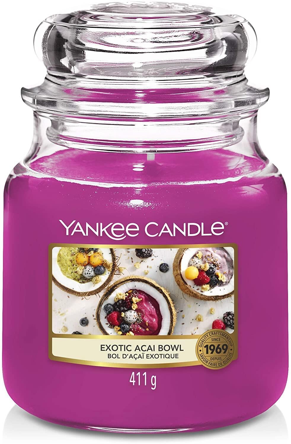 Yankee Candle  EXOTIC ACAI BOWL CLASSIC MEDIUM JAR 411G THE LAST PARADISE