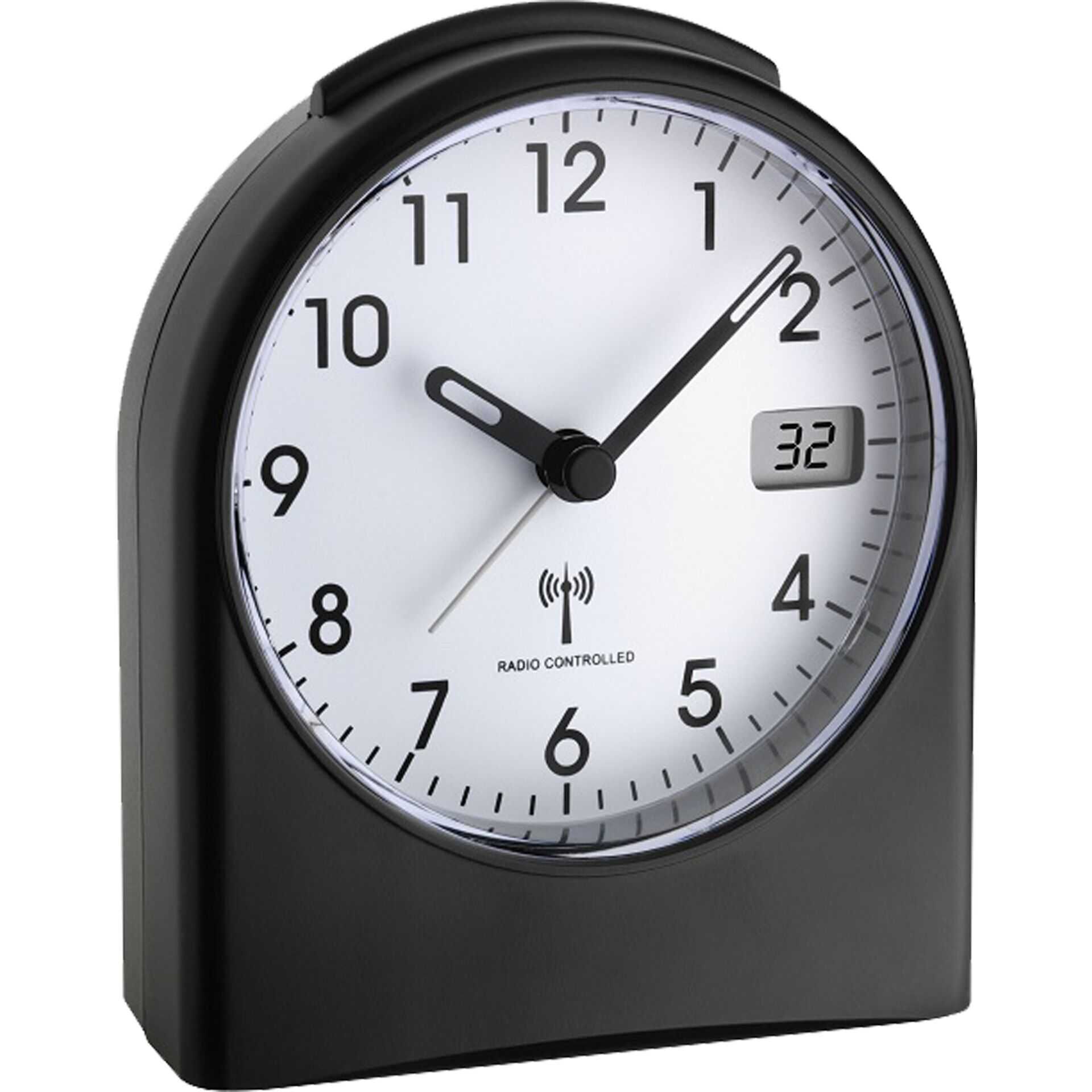 TFA - Wecker - Quarz - Schreibtisch - Schwarz