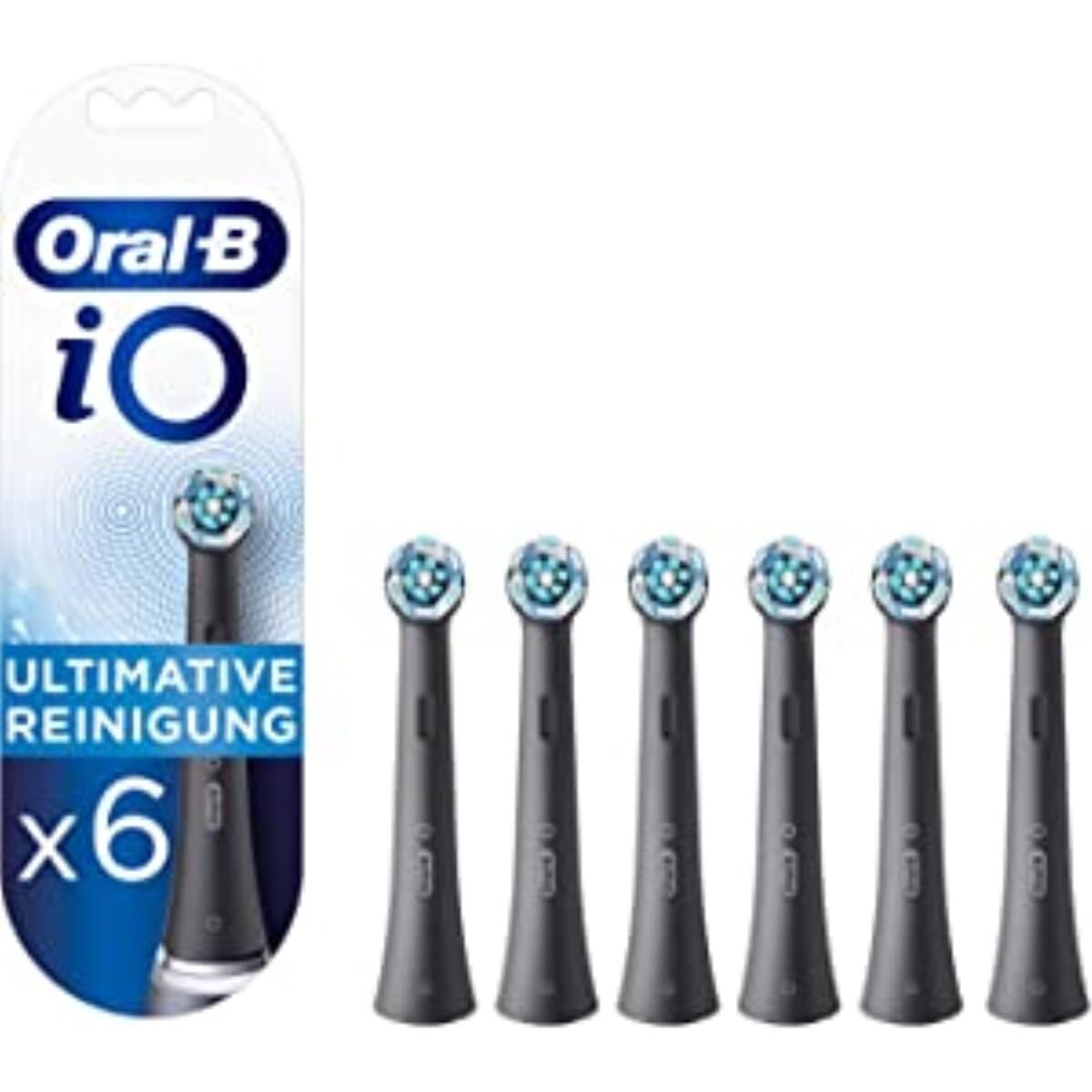 Oral-B Aufsteckbürsten iO Ultimative Reinigung 6er schwarz
