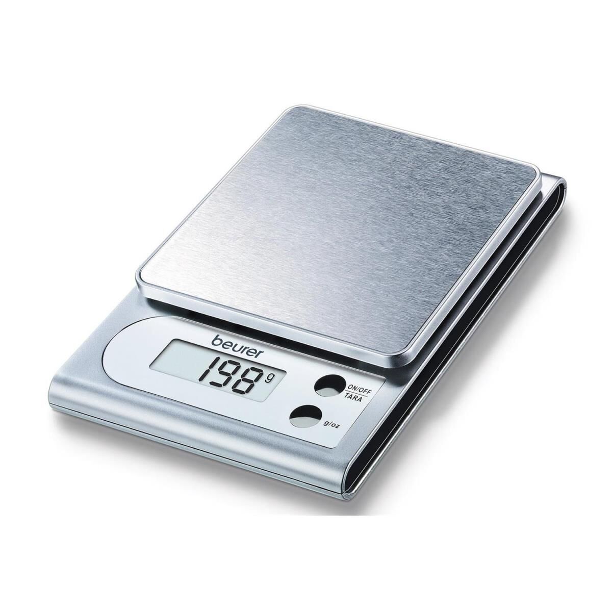 BEURER Küchenwaage KS 22 Digital, Tragkraft 3kg silber
