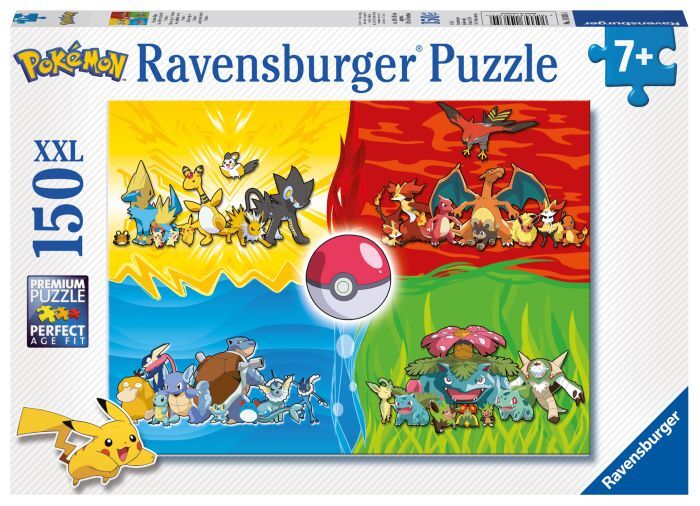 Ravensburger  10035 Puzzle Pokémon Typen 150 Teile XXL 10035