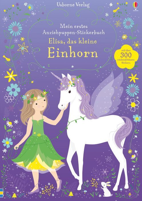 dtv Mein erstes Anziehpuppen-Stickerbuch: Elisa, das kleine Einhorn 790902