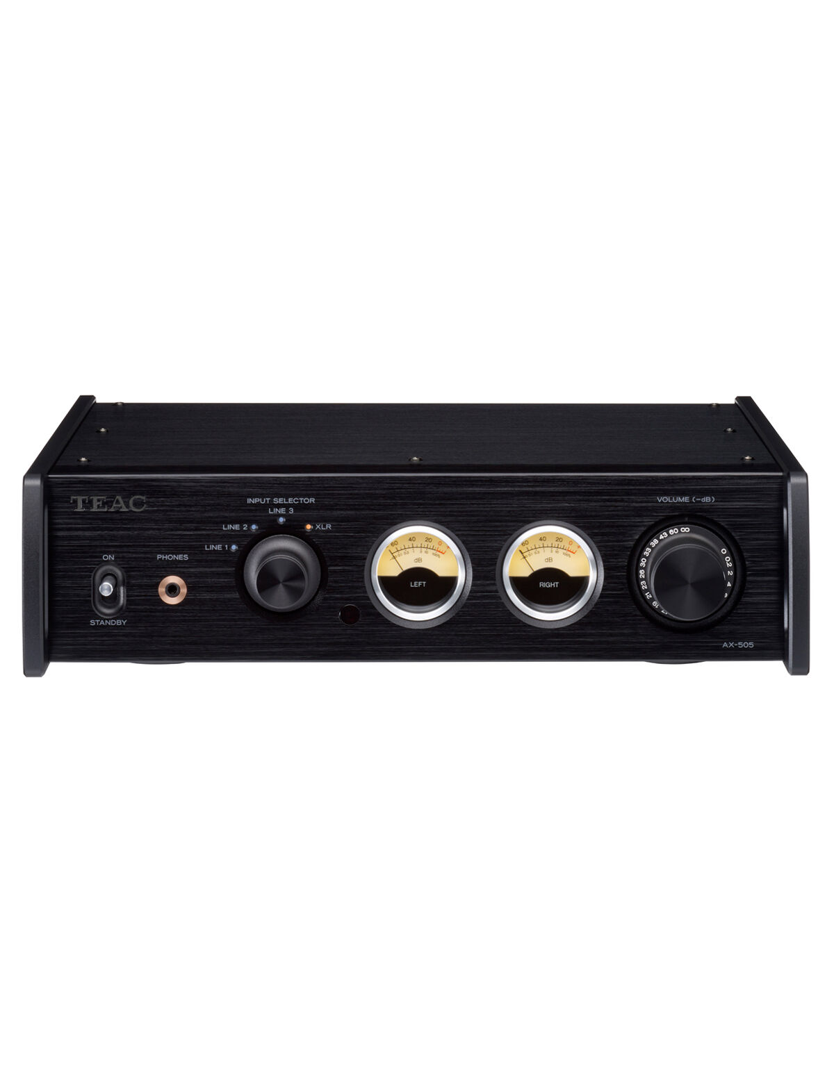 AX-505 Integrierter Stereo Vollverstärker, Schwarz