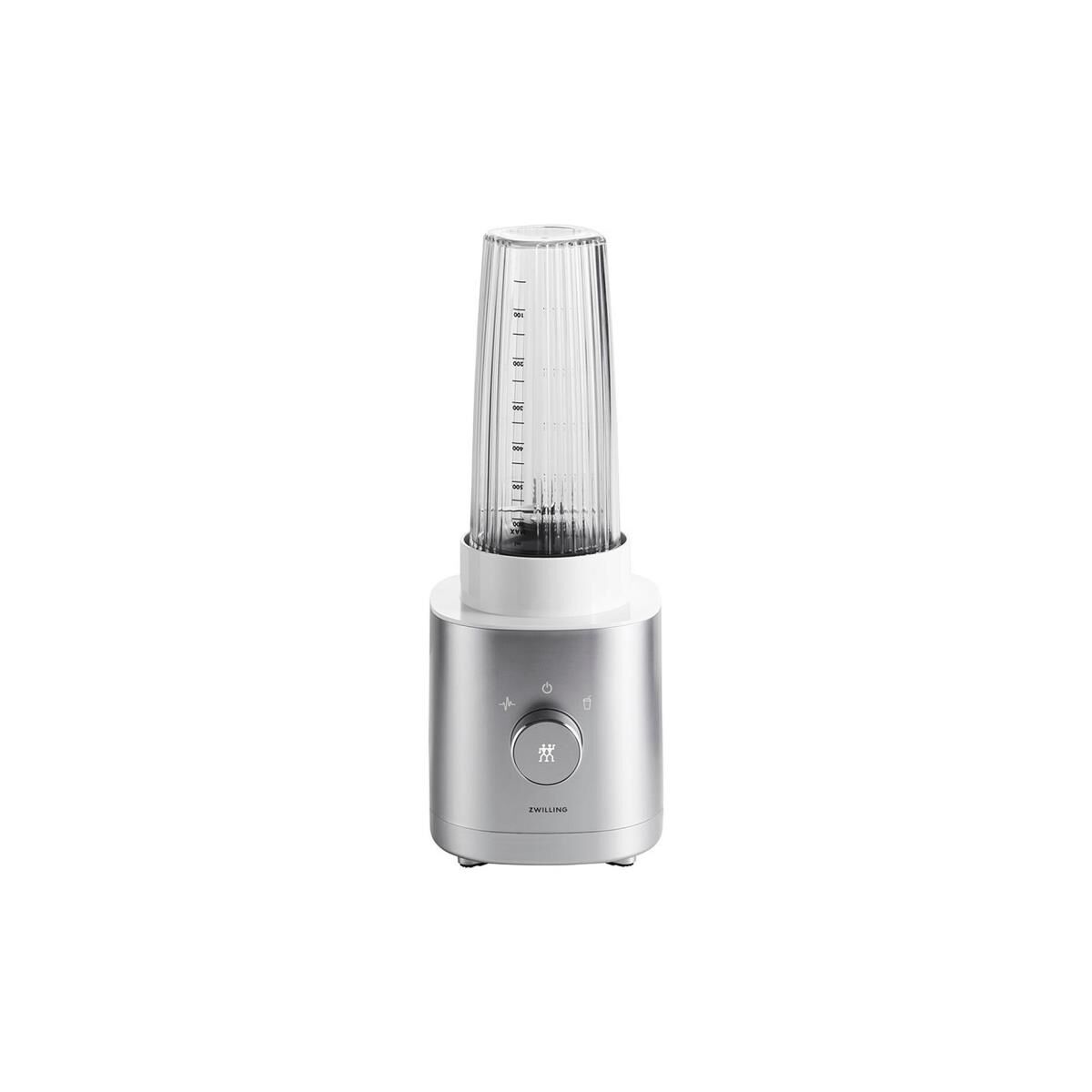 Zwilling Enfinigy Standmixer, Smoothie Maker, 600 Watt, 550 ml, mit 2 Automatikprogrammen, Silber