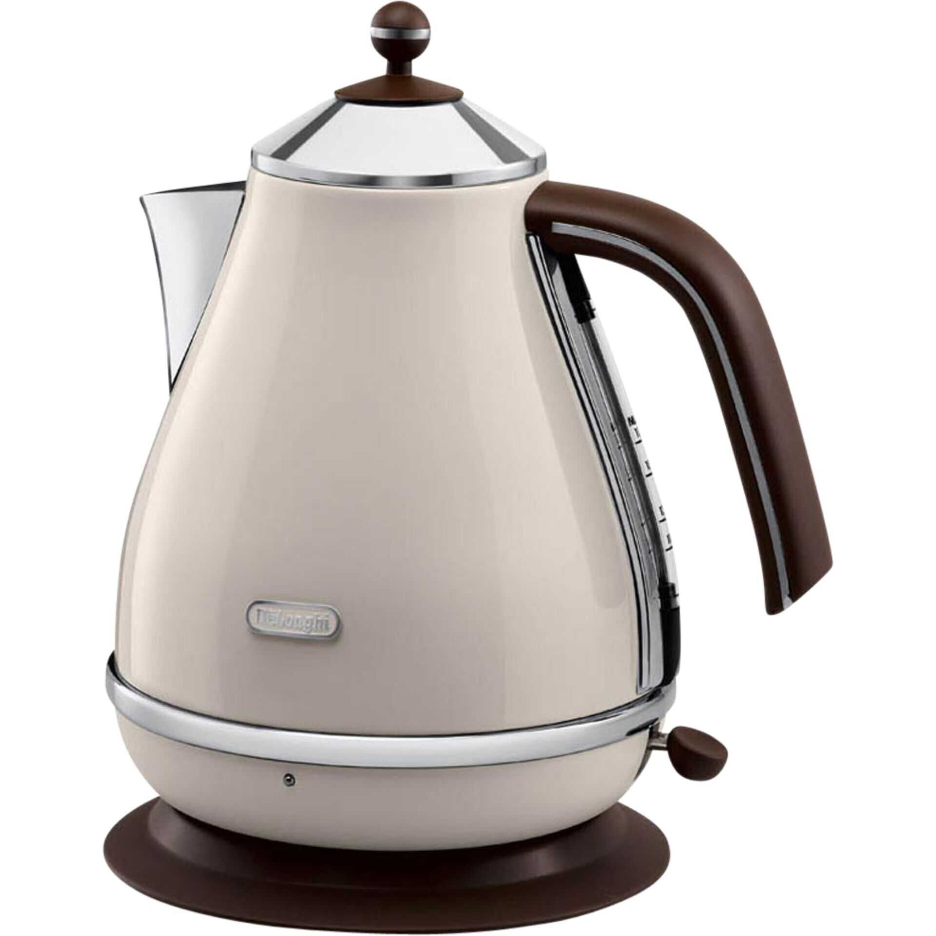 De'Longhi Icona Vintage KBOV 2001.BG - Wasserkocher - 1.7 Liter - schnurlos - 2 kW - beige