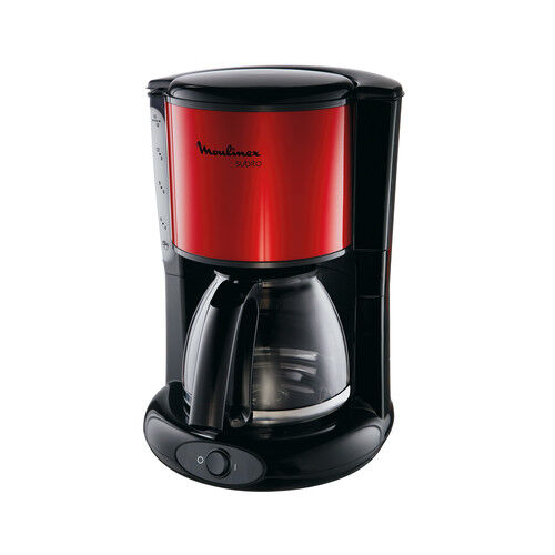 MOULINEX Kaffeeautomat FG 360 D 1000 Watt metallic-rot/schwarz