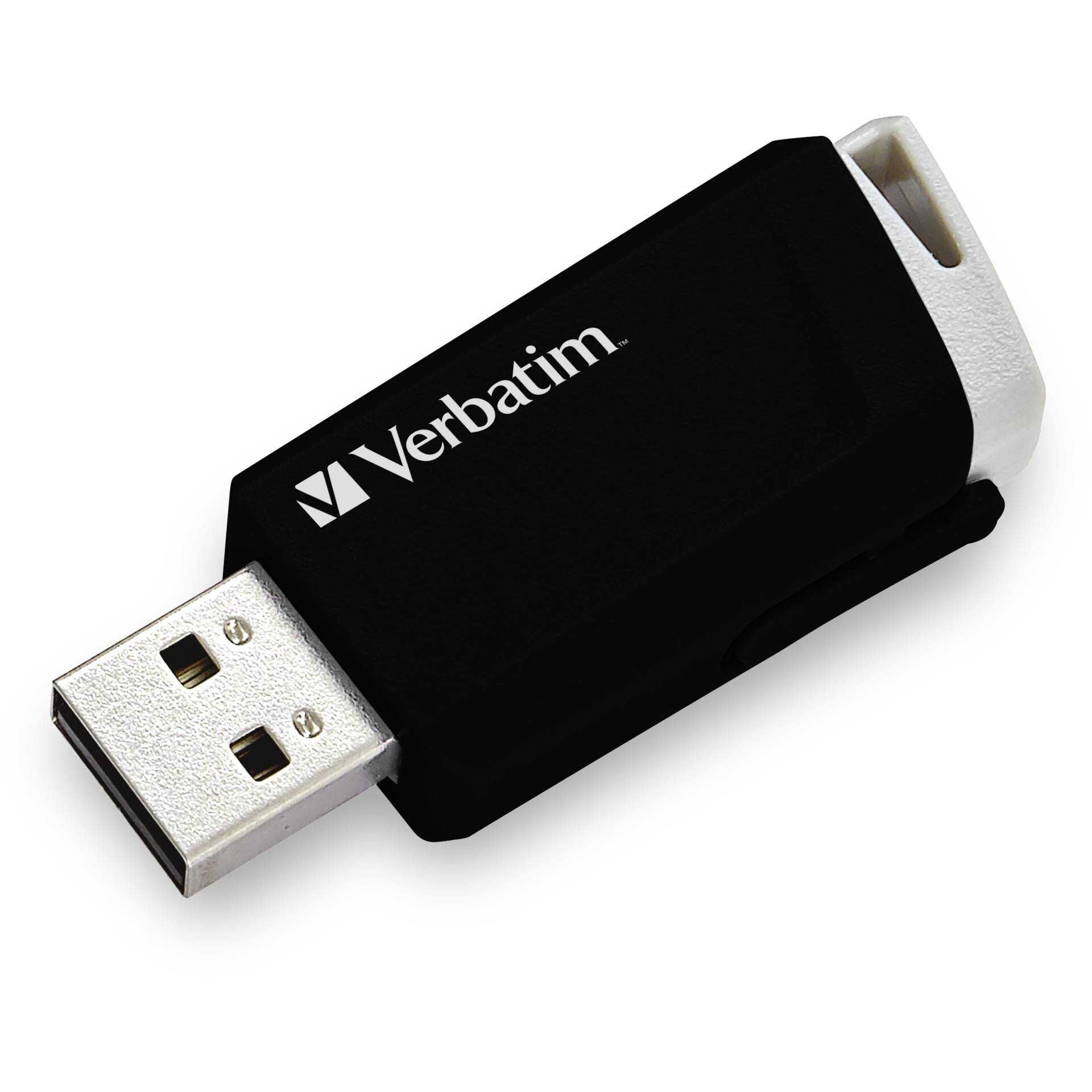 Verbatim Store 'n' Click - USB-Flash-Laufwerk - 32 GB - USB 3.2 Gen 1 - Schwarz