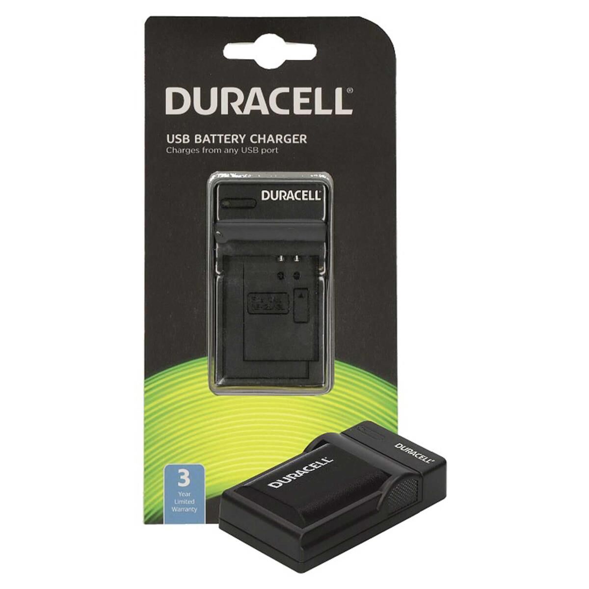Duracell - USB-Batterieladegerät - Schwarz - für Z-Cam E2C; Blackmagic Micro Studio Camera 4K; Canon EOS 5D, 5DS, 60, 6D, 70, 7D, 90