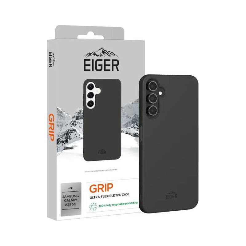 Eiger Grip Case Samsung A25 5G sw (schwarz)