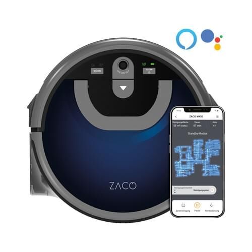 ZACO W450 Bodenwisch-Roboter, App-Steuerung