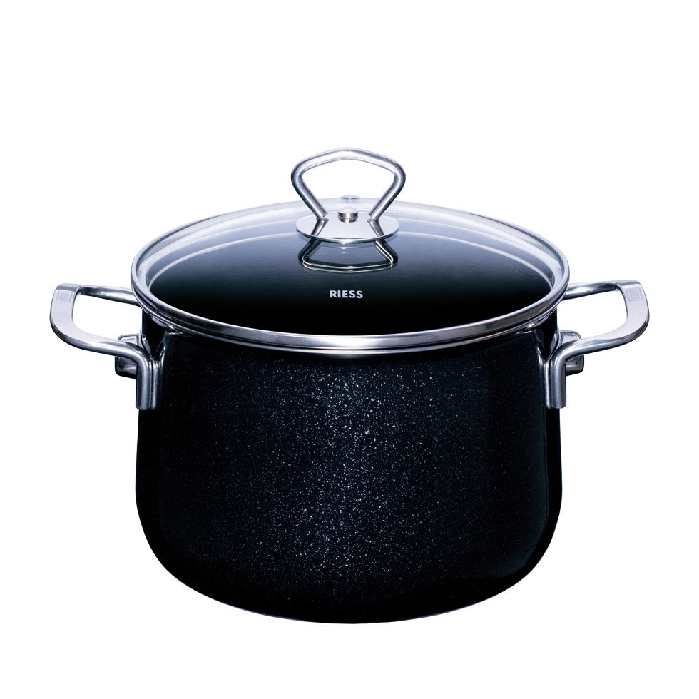 Riess Fleischtopf mit Glasdeckel 20 cm 4 Liter