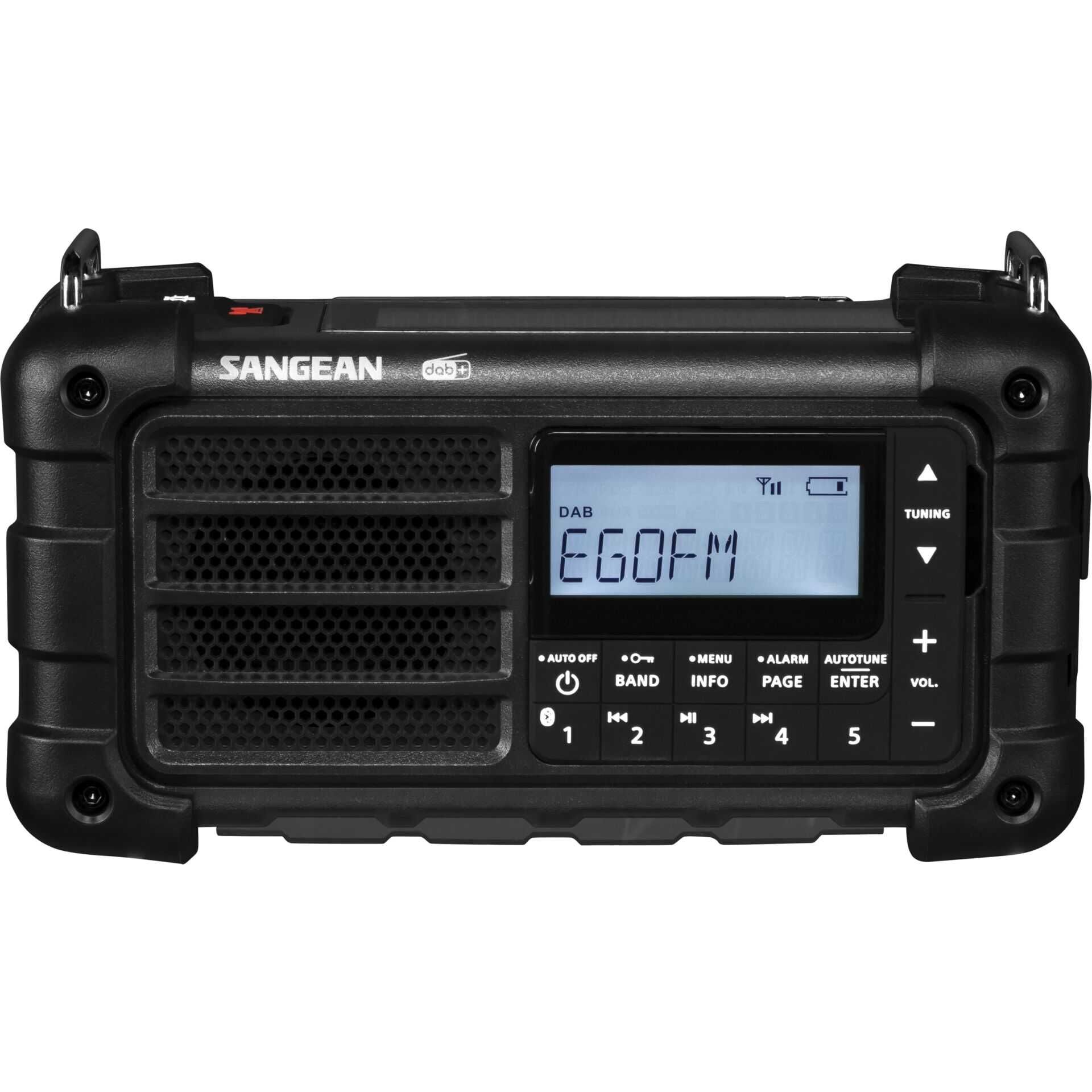Sangean MMR-99 DAB schwarz Notfall/Kurbel/Solar Radio