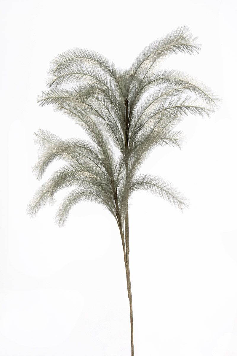 GILDE Deko Foam Flower Farnzweig  in grau