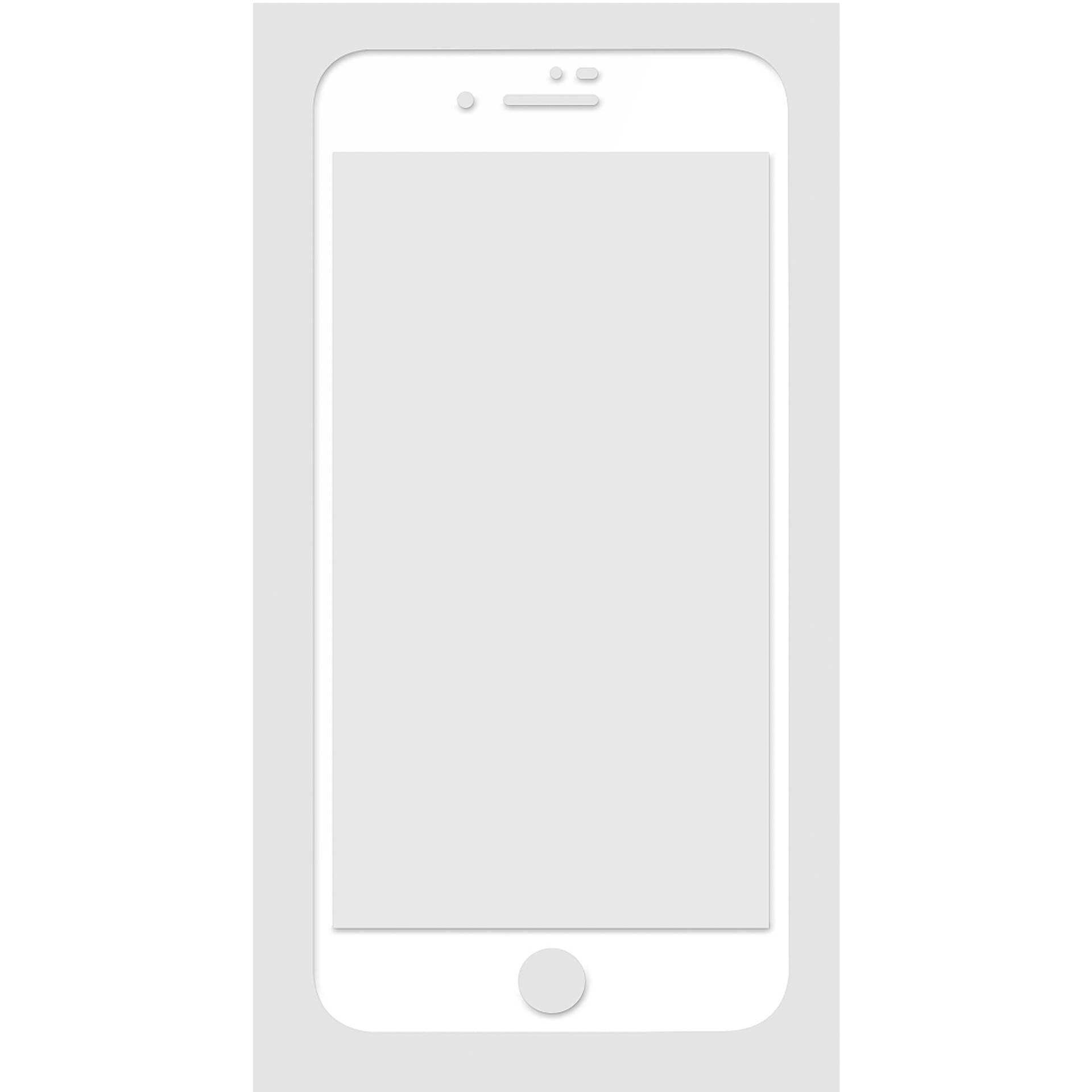 Woodcessories 3D Premium Glass iPhone 6+/ 7+/ 8+ White