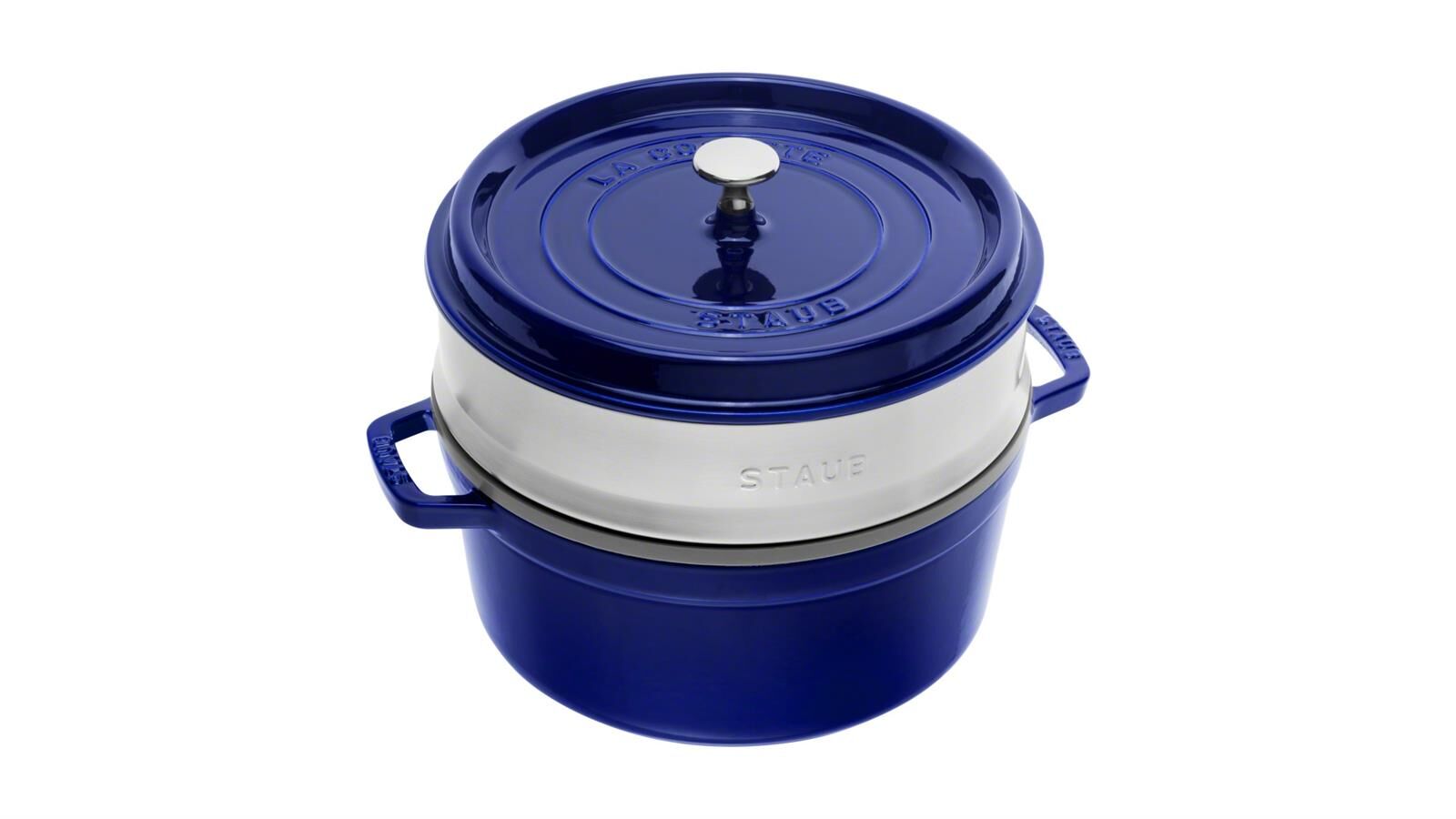 Staub Cocotte rund Dunkelblau 26cm 40510-604-0