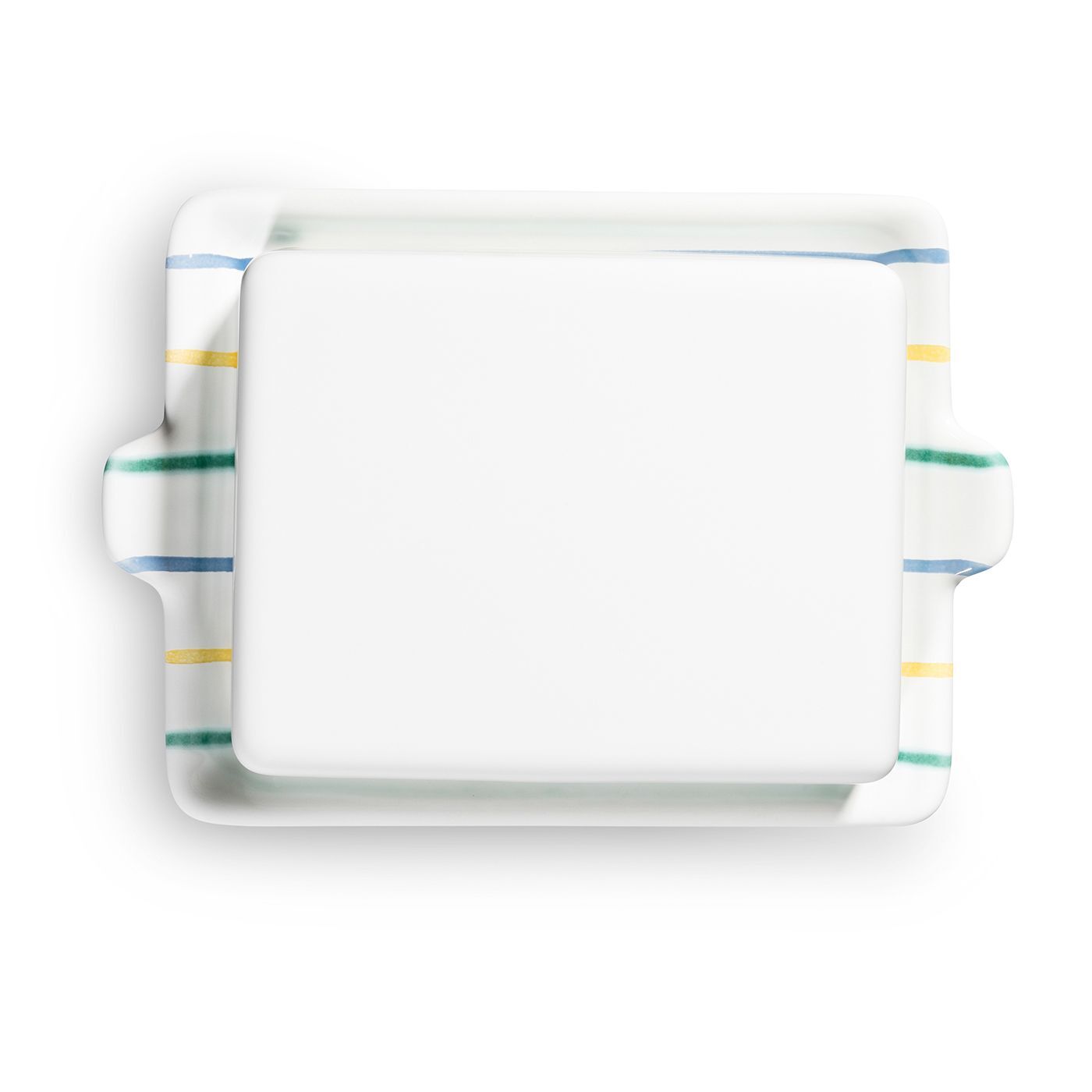 Gmundner Keramik Buntgeflammt, Butterdose (250g)