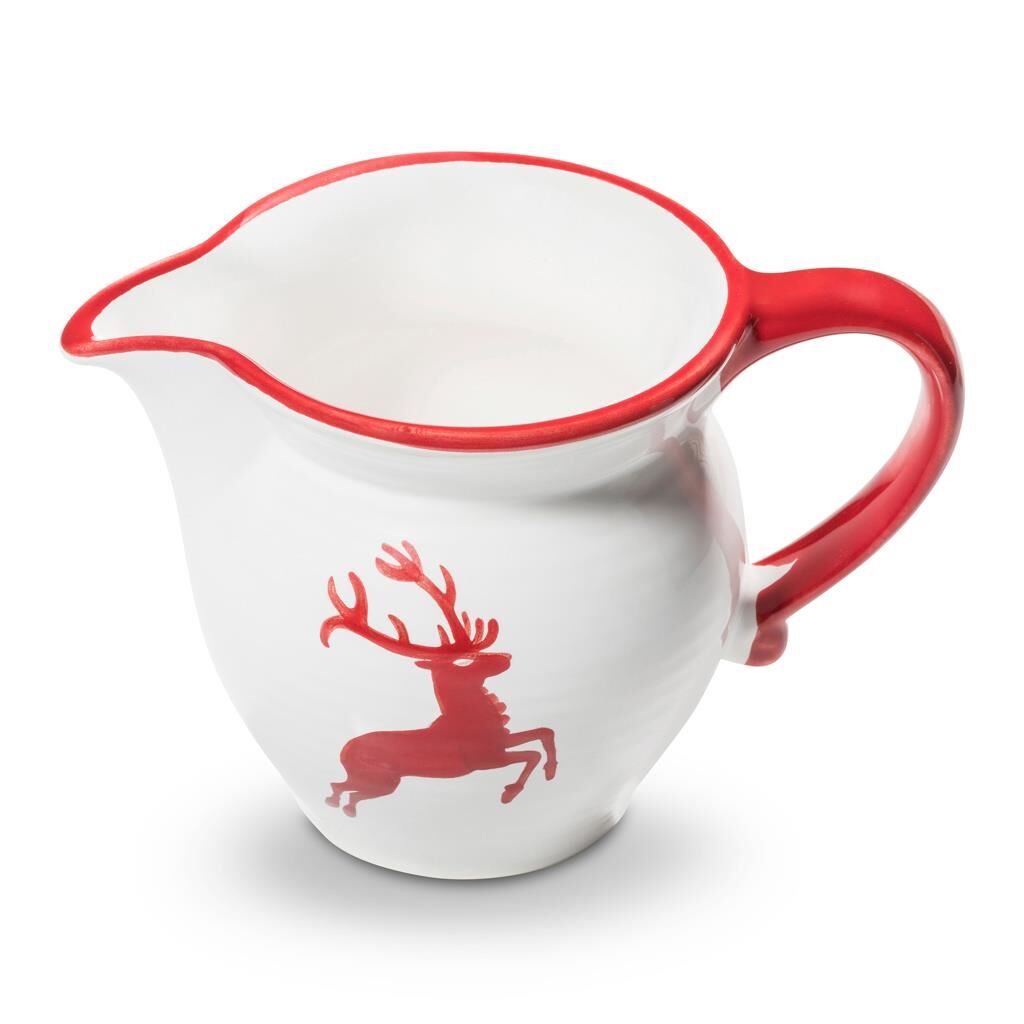 Gmundner Keramik Rubinroter Hirsch, Milchgießer Cup (0,3L)