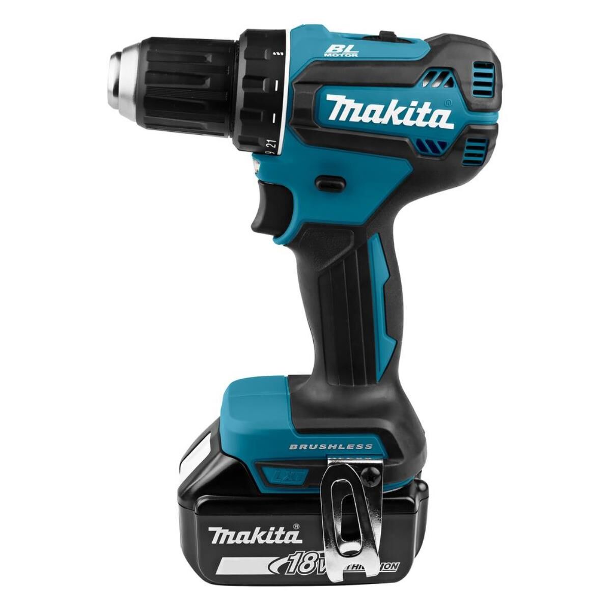 Makita DDF485Z - Bohrer/Schrauber - schnurlos - 2 Geschwindigkeiten - Bohrfutterschlüssel 13 mm - 50 N·m