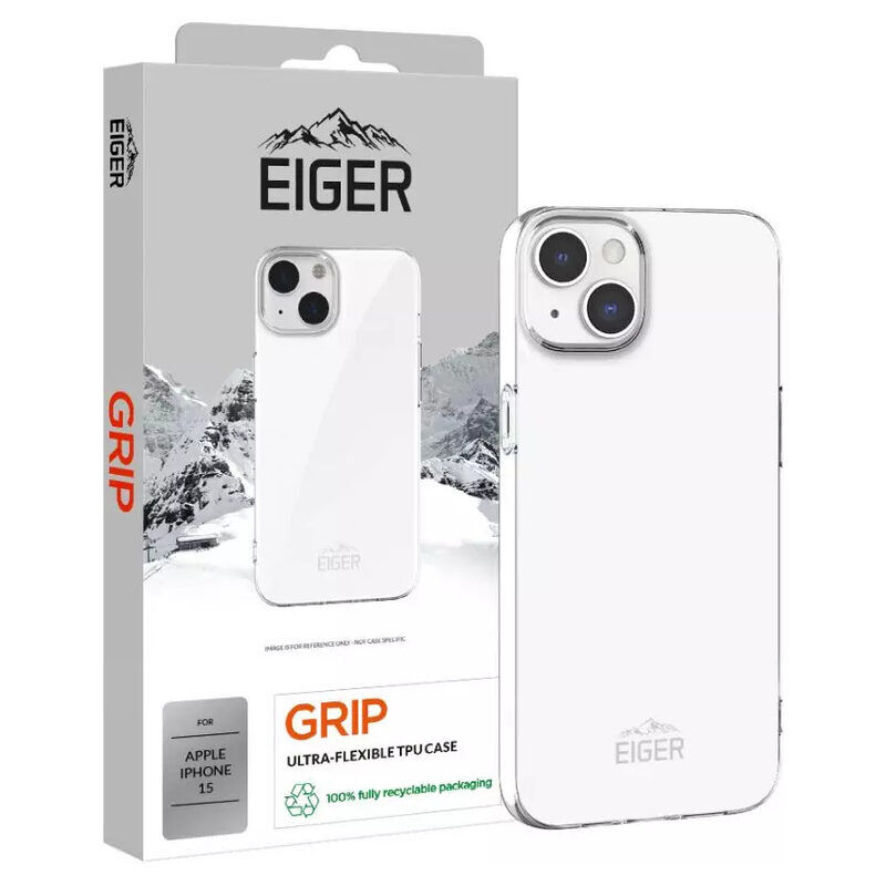 Eiger Grip Case iPhone 15 clear (transparent, clear)