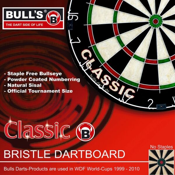Embassy  BULL'S Classic Bristle Dartboard 68229