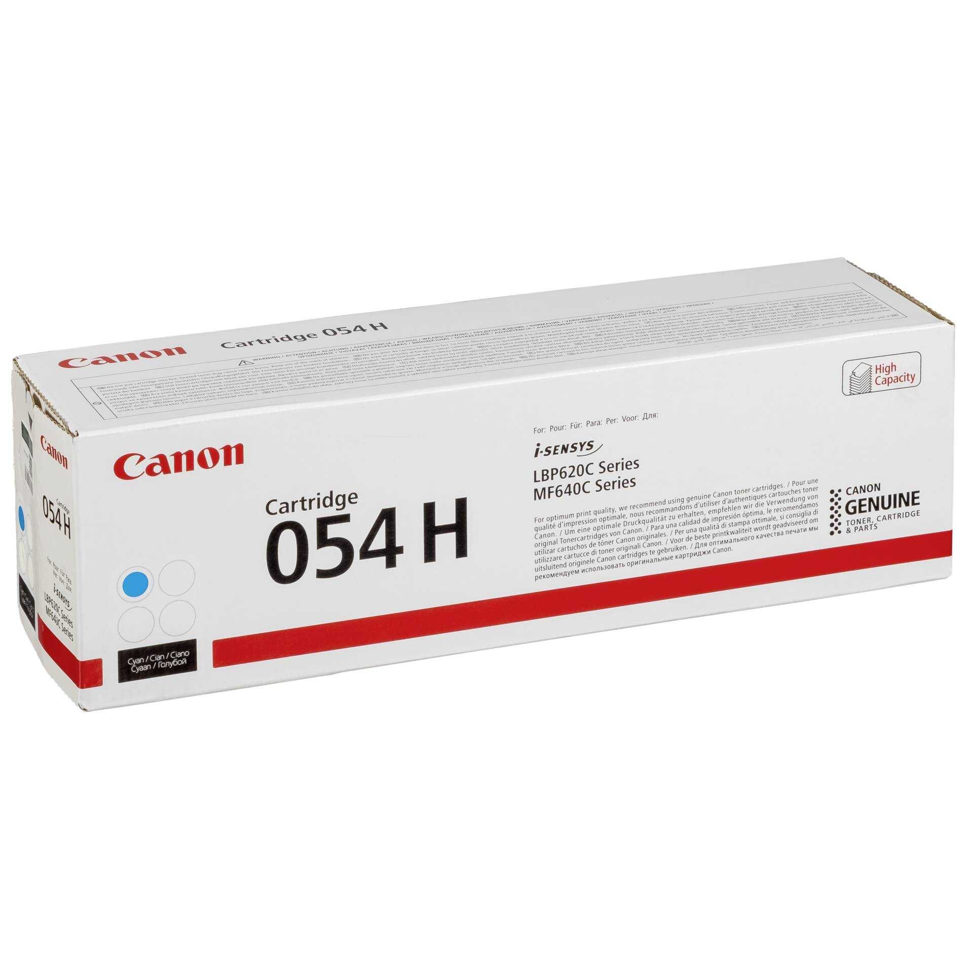 Canon 054 H - Mit hoher Kapazität - Cyan - original - Tonerpatrone - für ImageCLASS LBP622Cdw, MF641CW, MF642Cdw, MF644Cdw