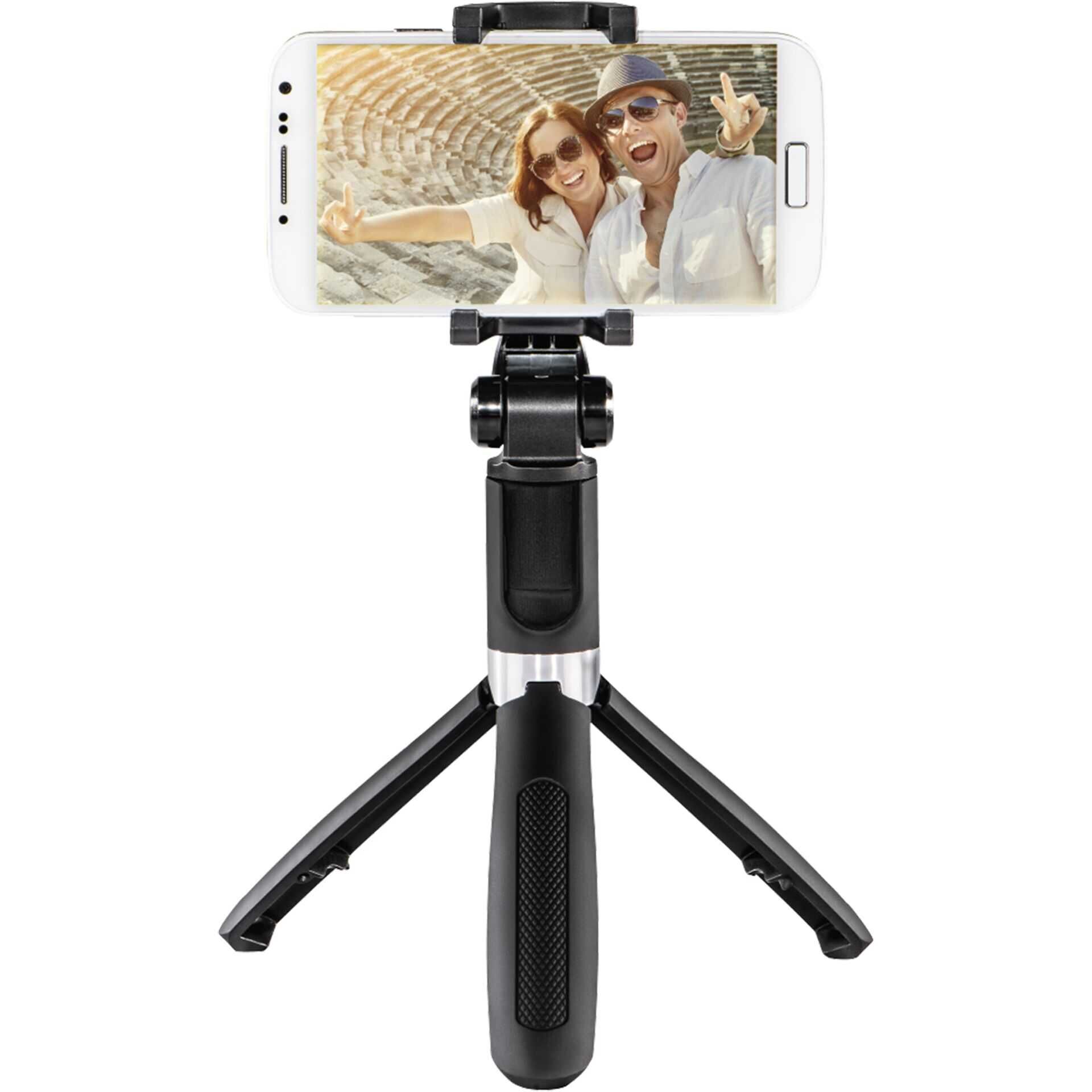 Hama "Funstand 57" - Stützsystem - Aufnahmegriff / Ministativ / Selfie-Stick