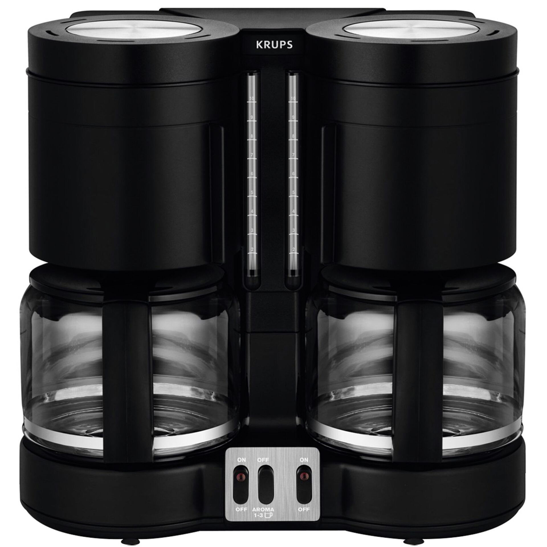 Krups Duothek Plus KM 8508 - Kaffee-/Teebereiter - 10 Tassen - Schwarz
