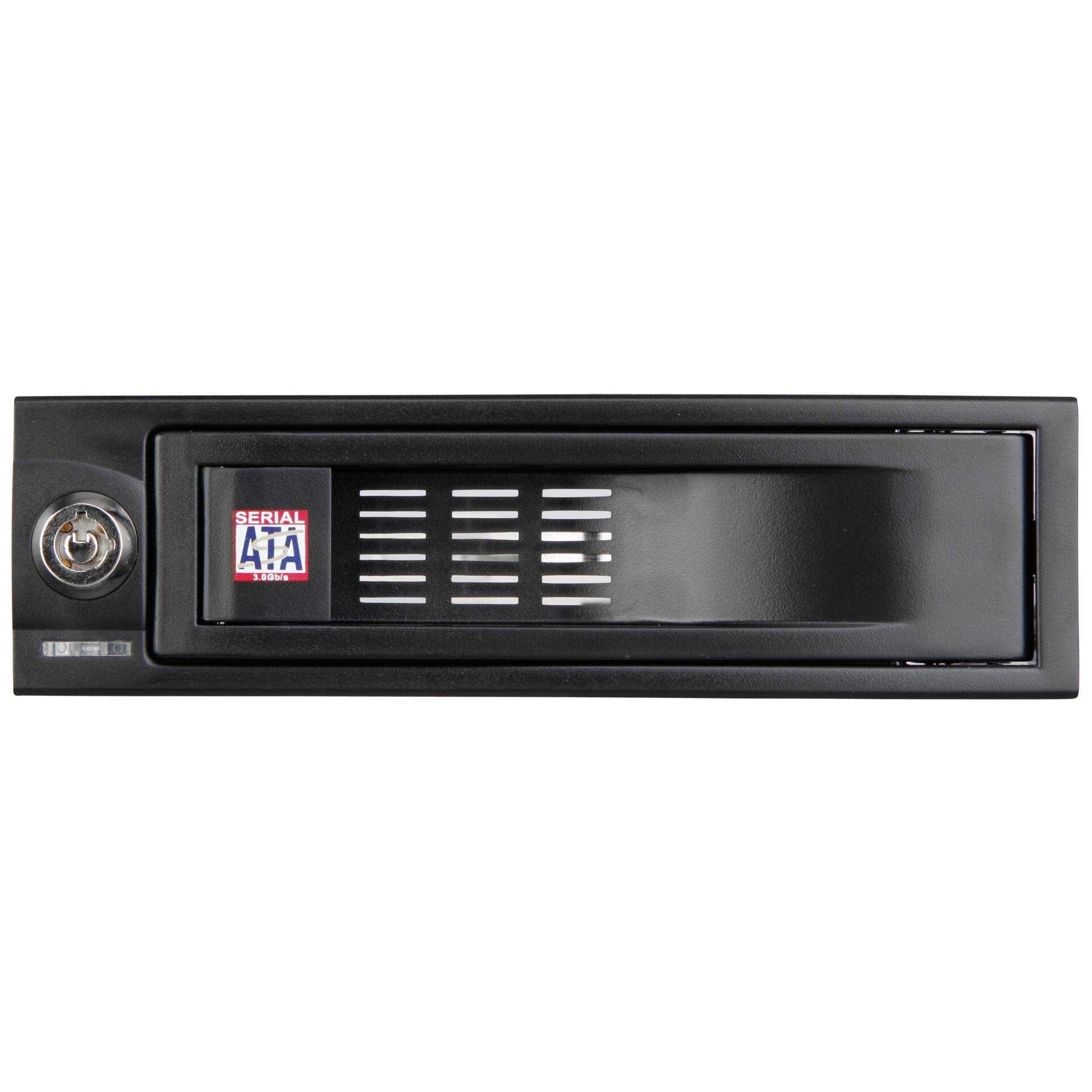 RaidSonic ICY BOX IB-168SK-B - Mobiles Speicher-Rack - 3.5" (8.9 cm) - Schwarz