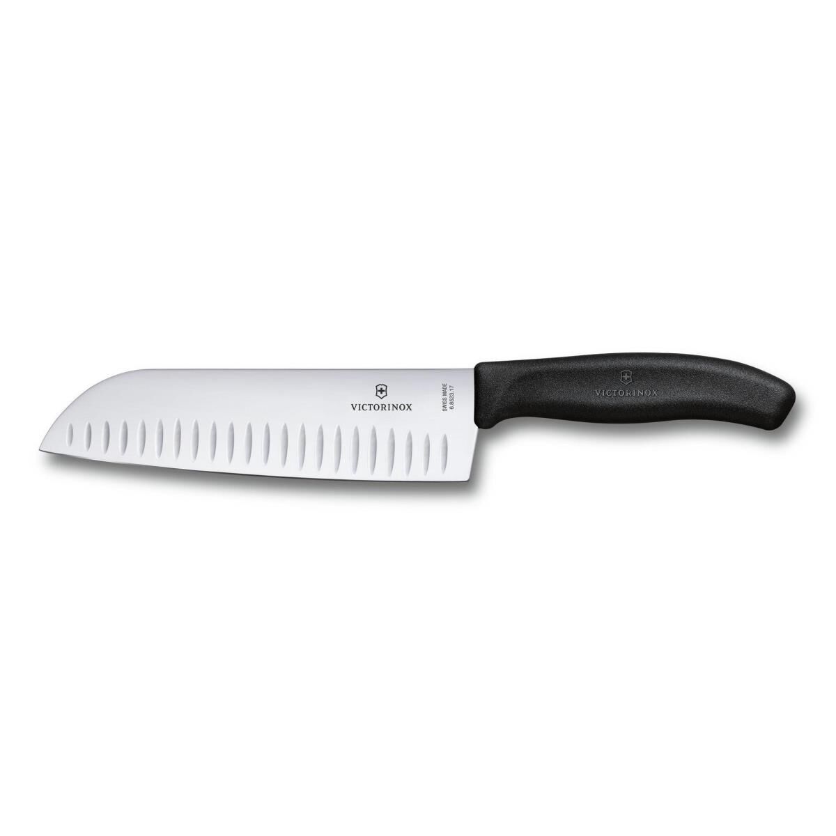 Victorinox SwissClassic Santokumesser Kullensch. 17 cm schwarz Blister