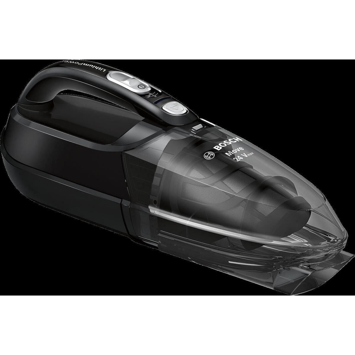 Bosch Akkustaubsauger, Move Lithium 24Vmax, Schwarz, BHN24L