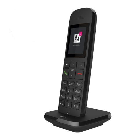 Deutsche Telekom Speedphone 12 - Schnurloses Erweiterungshandgerät - DECT\CAT-iq - Schwarz