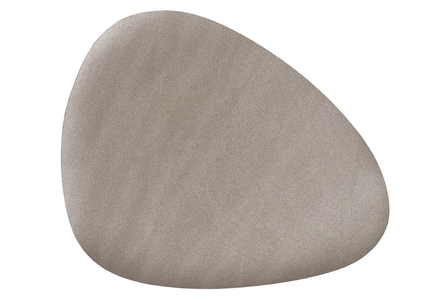 ZELLER PRESENT Tischset Kunstleder 42x34cm metallic taupe