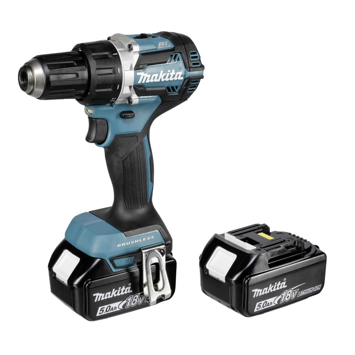 Makita DDF484RTJ - Bohrer/Schrauber - schnurlos - 2 Geschwindigkeiten - Bohrfutterschlüssel 13 mm - 54 N·m